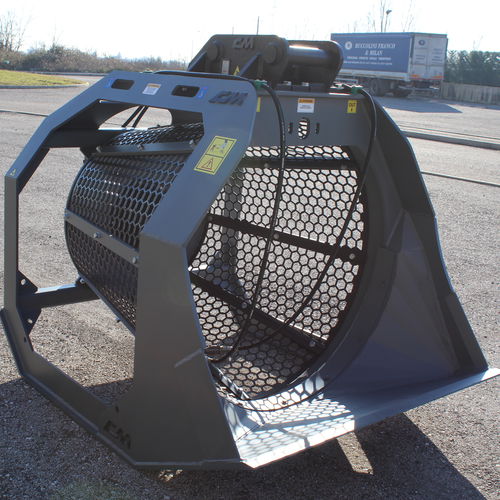 Cuchara cribadora - CBR 14 - CM Srl - para excavadora / para minicargadora / para manipulador telescópico