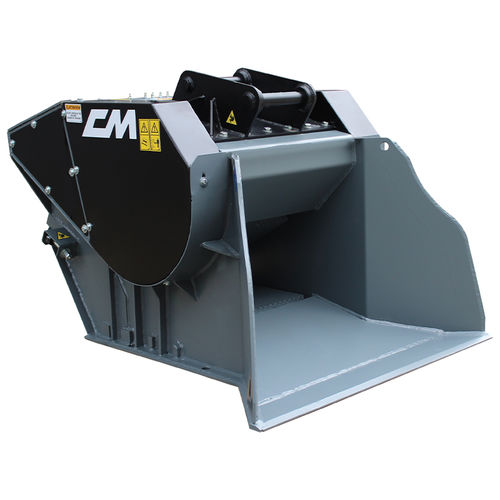 Cuchara trituradora - CBF-L 120  - CM Srl - para excavadora / para minicargadora / para retroexcavadora
