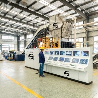 Unidad para reciclado de plástico - Changshu Shouyu Machinery Co.,Ltd - de metales / de aluminio / de refrigeradores