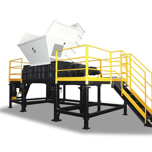 Destrozador primario - SYU41 series - Changshu Shouyu Machinery Co.,Ltd - de dos ejes / de desechos / de metal