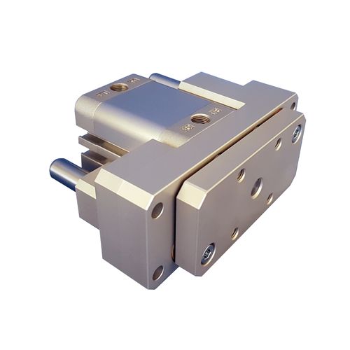 Unidad de guiado lineal de anillos lisos - Type 34*EC/EF - AVM AUTOMATION - compacta / para cilindro / neumática