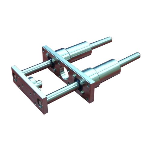 Unidad de guiado de acero inoxidable - Type 34X - AVM AUTOMATION - de bolas / anticorrosión / ISO15552