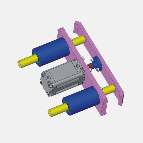 Unidad de guiado a medida - Type 34M - AVM AUTOMATION - de bolas / de acero inoxidable / para cilindro