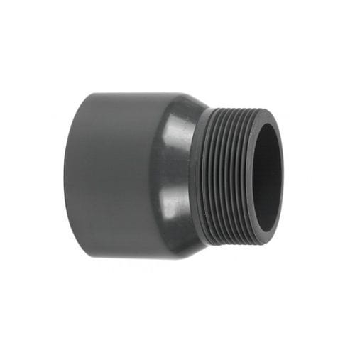 Empalme de PVC - 1.40 series - Van de Lande BV - en PVC-U / roscado / cónico