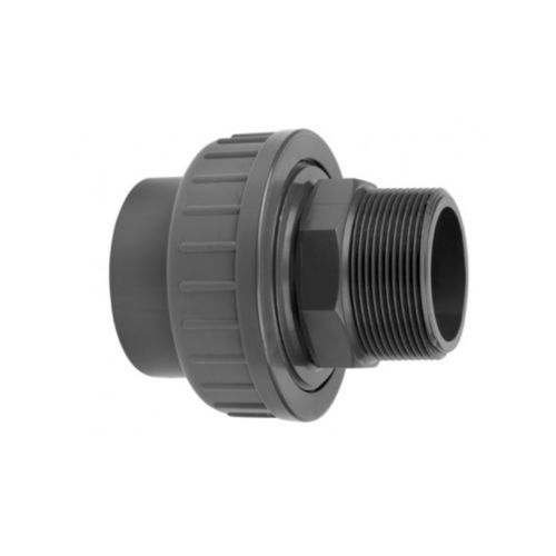 Racor hidráulico - 3.7 series - Van de Lande BV - de rosca / de PVC / de 3 piezas