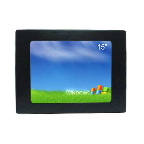 Monitor LCD - AMG-15IPPC07T1 - AMONGO Display Technology(ShenZhen)Co.,LTD - con pantalla táctil resistiva / retroiluminación LED / 15"