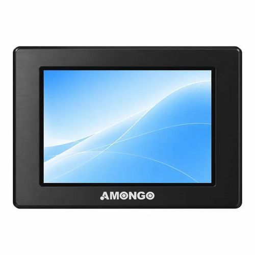 Monitor LCD - AMG-12IPPC01T1 - AMONGO Display Technology(ShenZhen)Co.,LTD - con pantalla táctil resistiva / retroiluminación LED / industrial