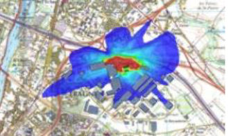 Software de simulación de la contaminación atmosférica - fluidyn-PANACHE - TRANSOFT FLUIDYN