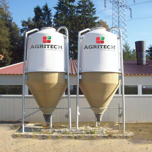Silo de fondo cónico - SIA series - AGRITECH SRL - para la agricultura
