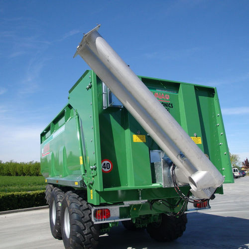 Transportador de tornillo - GRAINFERT - AGRITECH SRL - de descarga / con motor hidráulico / para granulados