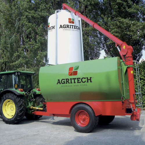 Recipiente de productos a granel - AG series - AGRITECH SRL - para véhículo móvil / de acero pintado / móvil