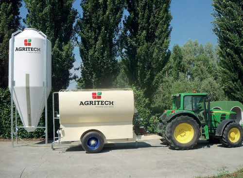 Cuba de transporte - AD series - AGRITECH SRL - impelente / para granulados / móvil