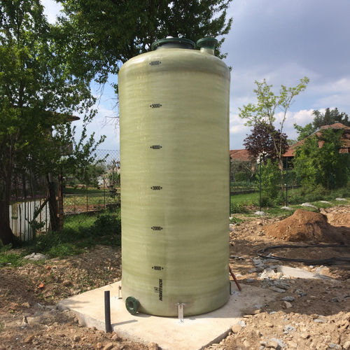 Recipiente para producto líquido - CIVE series - AGRITECH SRL - cilíndrico / vertical