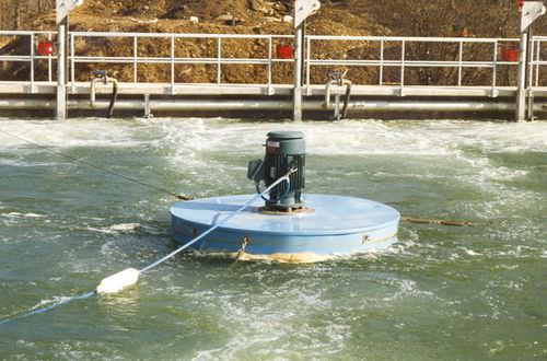Aireador de superficie - Aqua MixAir® - Aqua-Aerobic Systems, Inc. - para tratamiento de aguas residuales / flotante