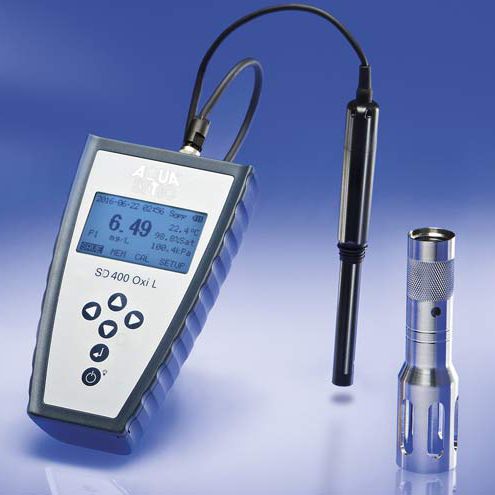 Aparato de medición de oxígeno disuelto - SD 400 Oxi L - AQUALYTIC - óptico / portátil