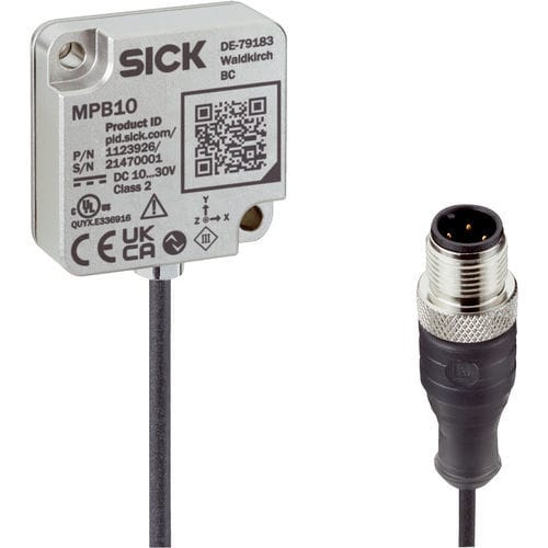 Sensor de vibración piezoeléctrico - MPB10-VS00VSIQ00 - SICK - para vigilancia de máquinaria / para motor / para bomba