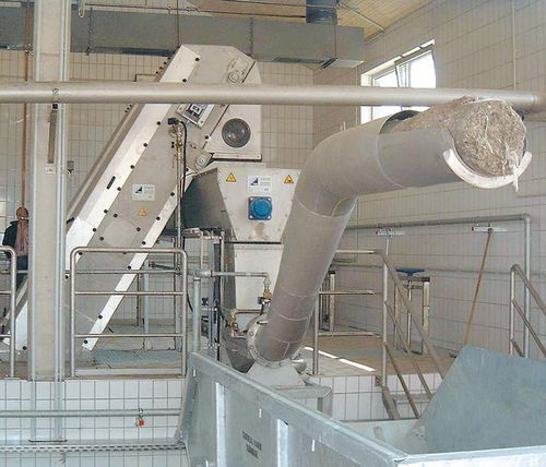 Criba por vía húmeda - FSM-Frankenberger GmbH & Co. KG  - de tornillo / para aguas residuales / compacta