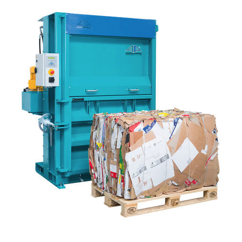 Prensa de balas para cartón - APV easyline series - Austropressen Roither Maschinenbau GmbH - para papel / para plástico / vertical