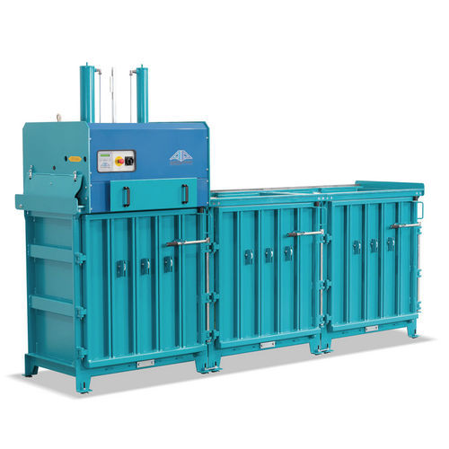 Prensa de balas para cartón - APV 200-2 - Austropressen Roither Maschinenbau GmbH - para papel / para plástico / para textiles
