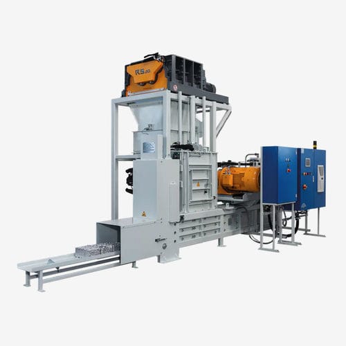 Prensa de balas para chatarra - DS-A 2200 - Austropressen Roither Maschinenbau GmbH - horizontal / de canal / automática