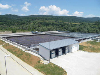Microplanta para tratamiento de aguas residuales biológica - BIOWORKS® - AWT Technologies Inc. 