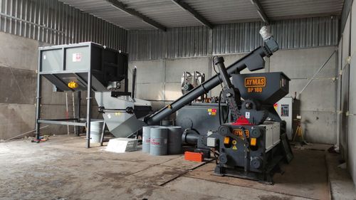 Briquetadora de viruta metálica - BP series - AYMAS MAKINA SAN. ve TIC. A.S. - para briquetas cilíndricas / hidráulica / automática