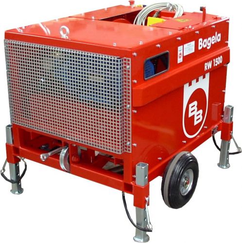 Cabrestante hidráulico - RW 1500 - Bagela Baumaschinen GmbH & Co. KG - con motor térmico / de tiro / para el saneamiento de tubos