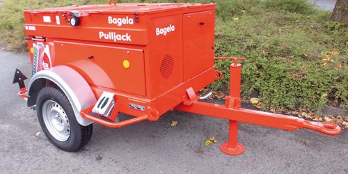 Cabrestante con motor térmico - W series - Bagela Baumaschinen GmbH & Co. KG - para cable / de tiro