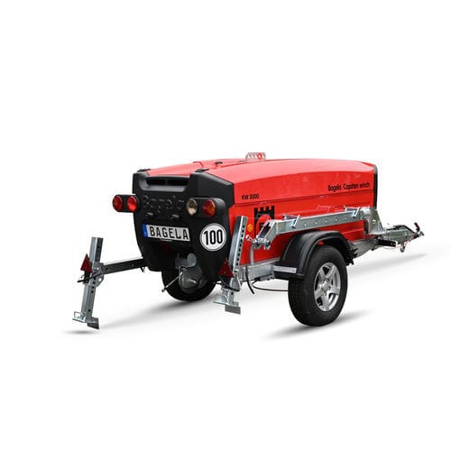 Cabrestante de tiro - 30 - 40 kN | KW 3F/4F - Bagela Baumaschinen GmbH & Co. KG - con motor diésel / para cable / compacto