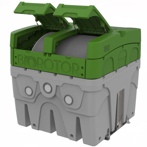 Microplanta para tratamiento de aguas residuales biológica - BIOROTOR - BIOROCK - compacta / de polietileno / para uso doméstico