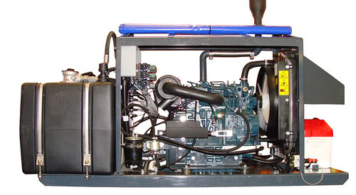 Motor diésel - D series - Boschung Mecatronic AG - de 3 cilindros / en línea / silencioso