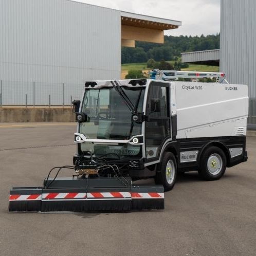 Máquina lavadora de calles de agua - CityCat W20 - Bucher Municipal AG - con motor diésel