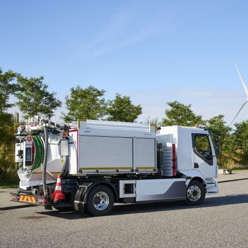 Barredora montada en camión - CityFlex C40e - Bucher Municipal AG - eléctrica / de exterior / de desechos