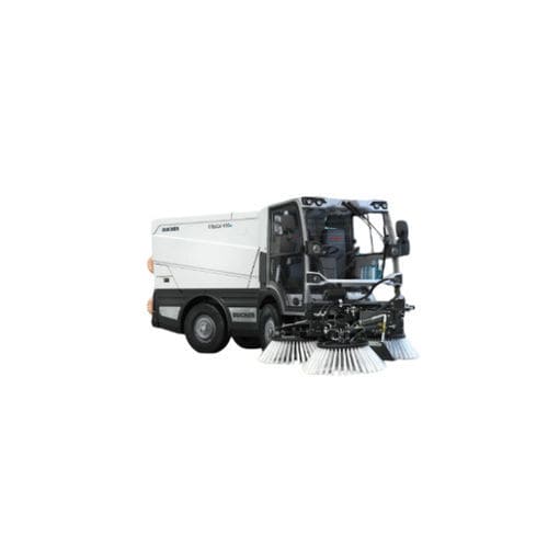 Barredora para montaje en vehículo - CityCat V20e - Bucher Municipal AG - eléctrica / de exterior / con 3 cepillos