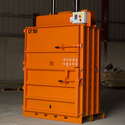 Prensa de balas para cartón - CK151 - CK International ltd - para papel / vertical / de carga frontal