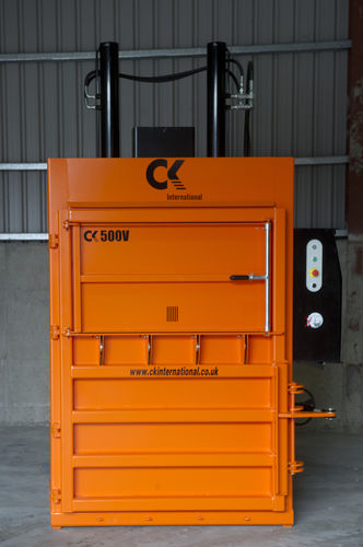 Prensa de balas para cartón - CK500V - CK International ltd - para papel / vertical / de carga frontal