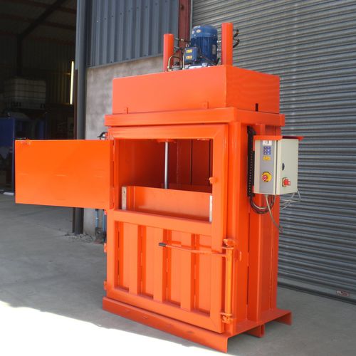 Prensa de balas para cartón - CK250 - CK International ltd - para papel / vertical / de carga frontal