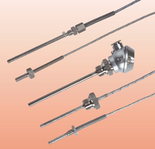 Sonda de temperatura de resistencia - TWE-1 - KOBOLD INSTRUMENTATION - Pt100 / roscada / de acero inoxidable