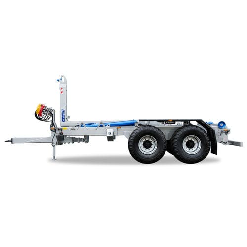 Remolque para contenedores - TN CTS 16-57-S - CTS-servis, a.s.  - para equipamiento industrial / de 2 ejes / de acoplamiento