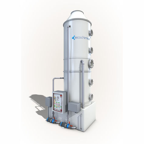 Lavador de gases Venturi - TW-2S® series - Ecochimica System - por vía húmeda / químico