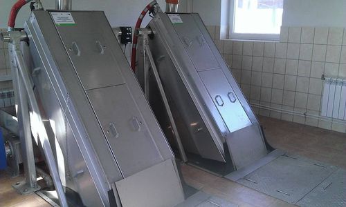 Reja de desbaste de escalera - EKOTON Industrial GROUP - fina / para el tratamiento de aguas residuales / fina