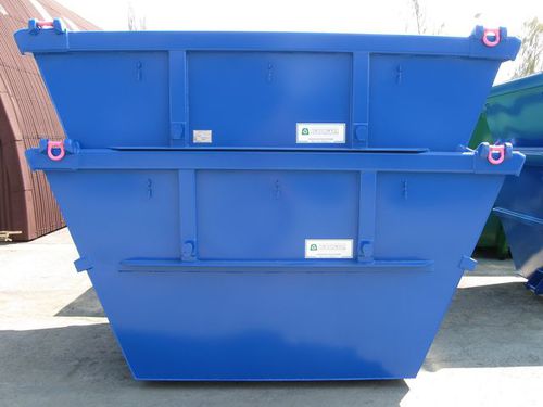 Cubo de basura de metal - SMC - ELKOPLAST CZ - de residuos industriales / para residuos urbanos / apilable