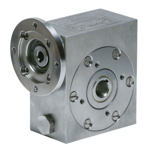 Reductor de acero inoxidable - IHP-S Series - BISON - de tornillo sin fin / angular / con eje hueco