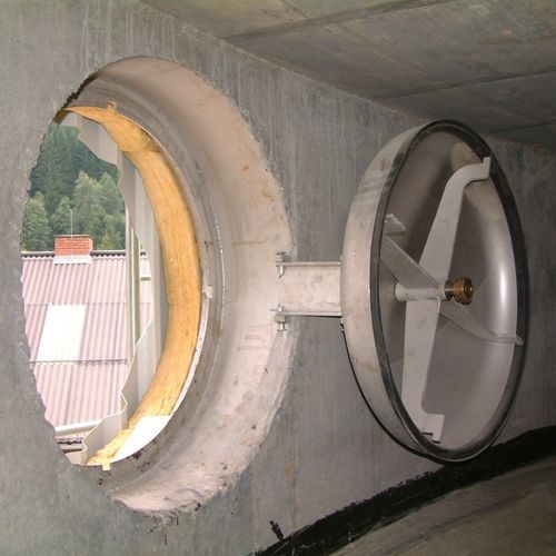 Paso de hombre de acero inoxidable - MHR, MHL, MHL2 series - ennox biogas technology GmbH - redondo