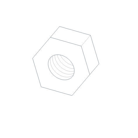 Tuerca moleteada - HELICAL - de acero inoxidable / roscada