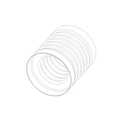 Fuelle redondo - HELICAL - de metal / axial