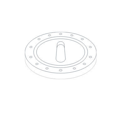 Brida de vacío - HELICAL - de aluminio / de latón / de titanio