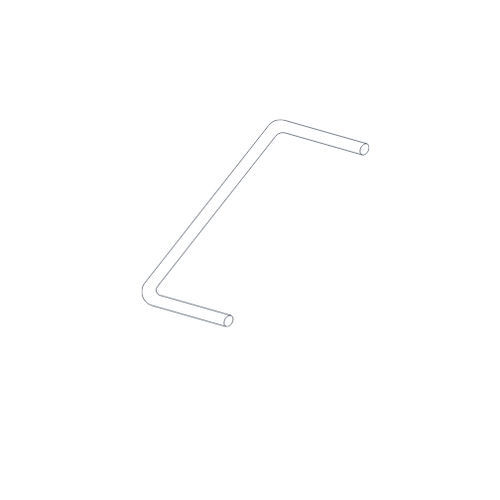 Manilla de acero inoxidable - HELICAL - rectangular / oval / a medida