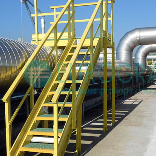 Barandilla de poliéster - U-07506010XX - EUROGRATE GRP GRATING AND PROFILES - GRP / de vidrio / resina