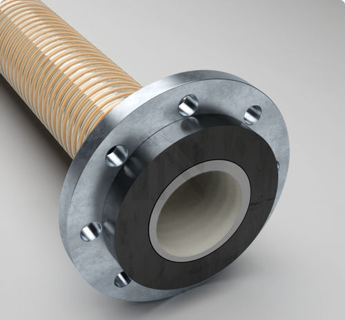 Brida para tubos flexibles - Combiflex Cast-on PU Swivel Flange - Masterflex SE - de plástico / de aluminio / perforada